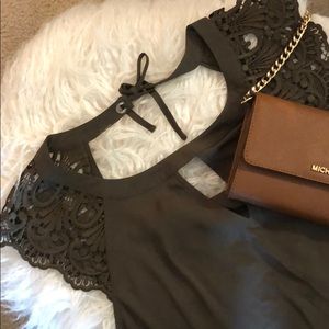 Express Olive Green Blouse